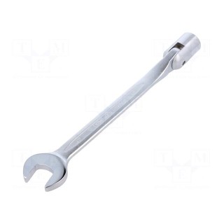 Wrench | combination swivel head socket,with joint | L: 250mm