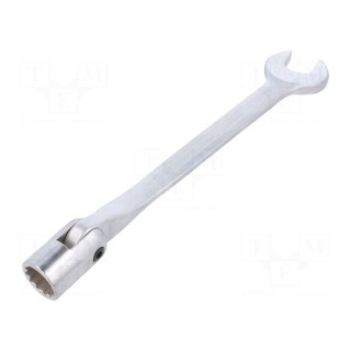Wrench | combination swivel head socket,with joint | L: 252mm
