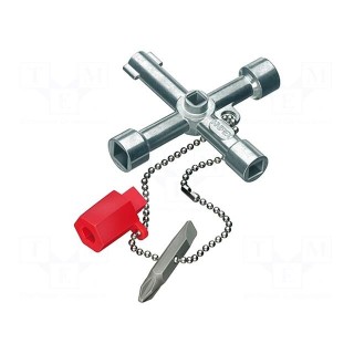 Key | for control cabinets | 76mm