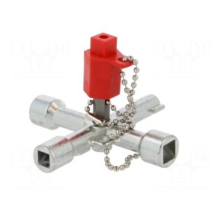 Key | for control cabinets | 76mm