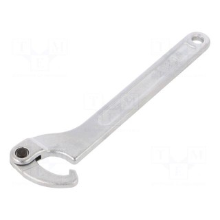 Wrench | hook,with joint | L: 208mm | Spanner: 35÷50mm