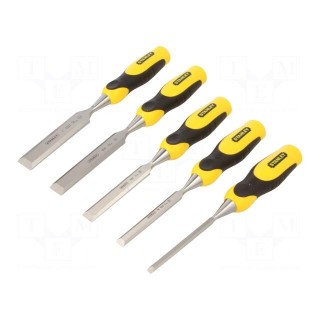 Kit: chisels | wood | hardened blades | DYNAGRIP™ | 5pcs.