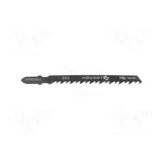 Hacksaw blade | wood,jigsaw | 100mm | 6teeth/inch | 5pcs.