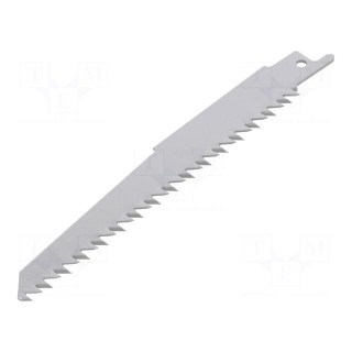 Hacksaw blade | wood,plastic | 150mm | 6teeth/inch | 3pcs.