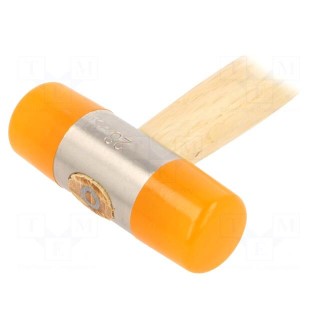 Hammer | 280mm | 230g | 28mm | round | plastic | wood