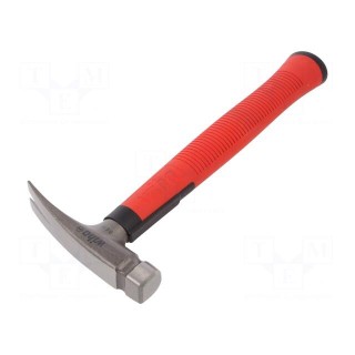 Hammer | for electricians | 283mm | W: 23.9mm | 500g