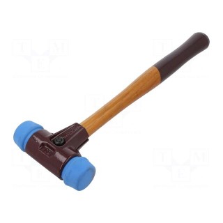 Hammer | 295mm | W: 90mm | 350g | 30mm | round | elastomer | wood | SIMPLEX