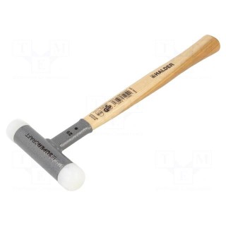Hammer | 305mm | W: 105mm | 325g | 25mm | round | wood (hickory)