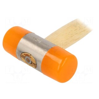 Hammer | 310mm | 365g | 35mm | round | plastic | wood