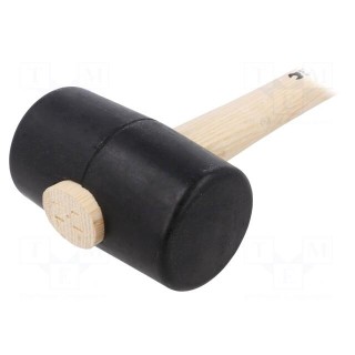 Hammer | 320mm | 317g | 55mm | round | rubber | wood | Shore hardness: 90