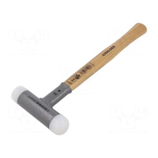 Hammer | 330mm | W: 110mm | 460g | 30mm | round | wood (hickory)