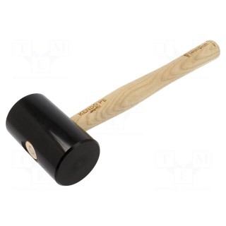 Hammer | 340g | 60mm | round | polyurethane | wood (ash) | KENDO