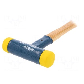 Hammer | 350mm | W: 115mm | 436g | Size: 30mm | round | polyurethane