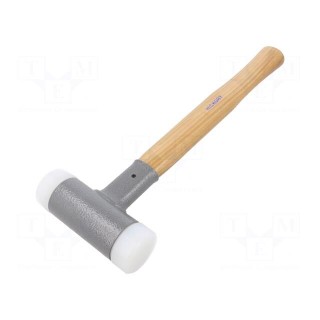 Hammer | 355mm | W: 115mm | 715g | 40mm | round | wood (hickory)