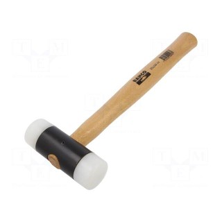Hammer | 360mm | W: 120mm | 1.05kg | Size: 44mm | round | nylon | wood