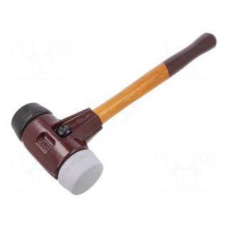 Hammer | 370mm | W: 135mm | 1.14kg | 50mm | round | wood | SIMPLEX