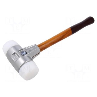 Hammer | 370mm | W: 135mm | 675g | 50mm | round | plastic | SIMPLEX