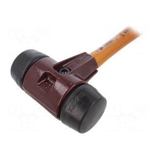 Hammer | 405mm | W: 150mm | 1.55kg | 60mm | round | rubber | wood | SIMPLEX