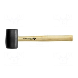 Hammer | 900g | round | wood (ash) | with a soft-face