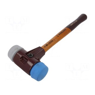 Hammer | assembly | 370mm | W: 135mm | 1.06kg | 50mm | round | elastomer