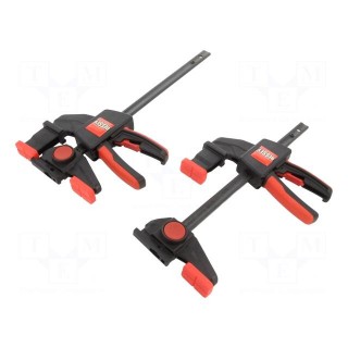 Kit: clips | one-touch operation,quick-fastening | D: 60mm | 2pcs.