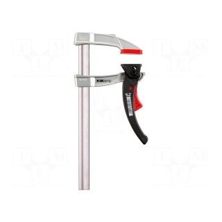 Lever clamp | with lever | Grip capac: max.120mm | D: 80mm | Kliklamp