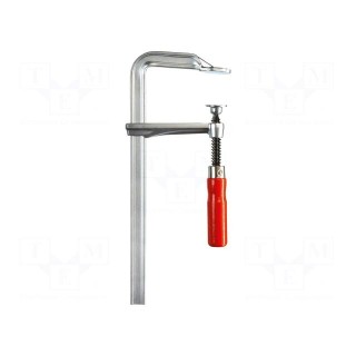 Universal clamp | steel | with handle | Grip capac: max.120mm