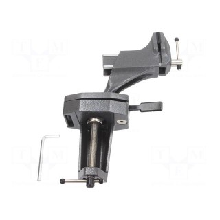 Vice | aluminium | Jaws width: 50mm | with ball joint | 1.45kg