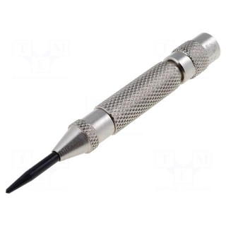 Automatic center punch | Dia: 11mm | L: 95mm | steel | Øblade: 3.5mm