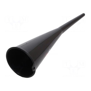 Funnel | 455mm | polypropylene | long | for operating fluids