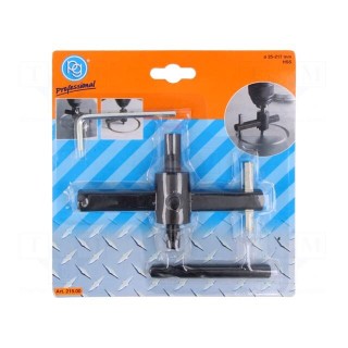 Hole cutter for water taps | Mounting: rod 12mm
