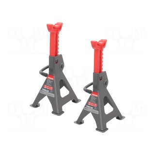 Jack stand | 2pcs | 3000kg | Hmin: 280mm | Hmax: 420mm