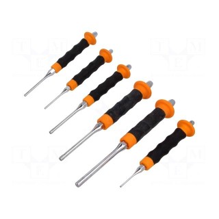 Kit: punches | 2mm,3mm,4mm,5mm,6mm,8mm | 6pcs.