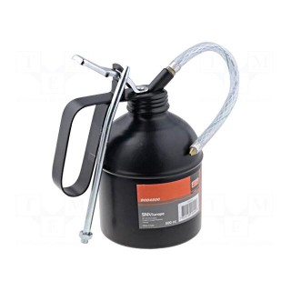 Oiler | Tank capacity: 500ml | steel valves,mounted pump