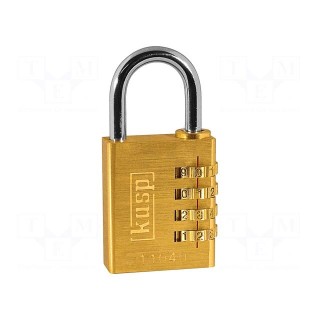 Padlock | brass | 4 digit code,possibility of code changing