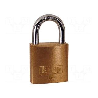 Padlock | brass | hardened steel shackle,double bolted | shackle