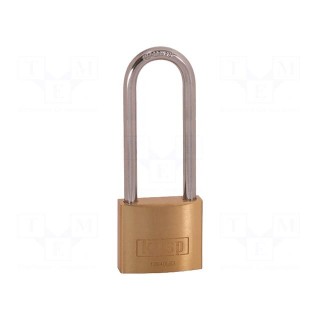 Padlock | brass | hardened steel shackle,double bolted | shackle