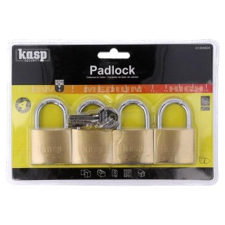 Padlock | brass | hardened steel shackle,double bolted | A: 40mm