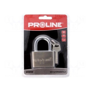 Padlock | shackle | Equipment: key x4 | 50mm | gates,cabinets,sheds