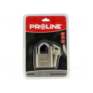 Padlock | shackle | Equipment: key x4 | 40mm | gates,cabinets,sheds