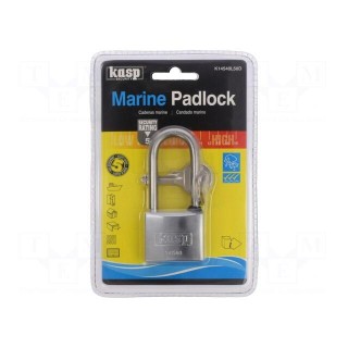 Padlock | Width: 40mm | stainless steel | Kind: marine,shackle | gates