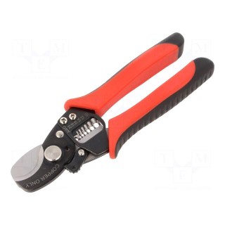 Pliers | cutting,for wire stripping | 170mm | 0.5÷6mm2
