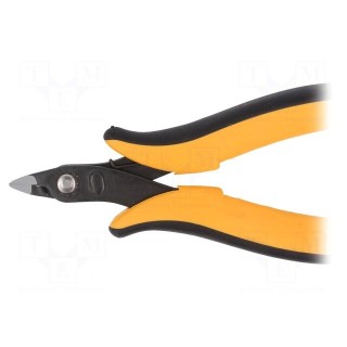 Pliers | cutting,miniature,curved | 132mm | with small chamfer