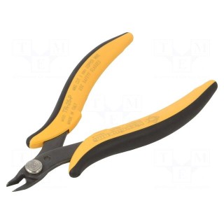 Pliers | cutting,miniature,curved | 132mm | with small chamfer