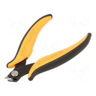 Pliers | cutting,miniature,curved | 137mm | with small chamfer