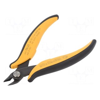 Pliers | cutting,miniature,curved | 138mm | with small chamfer