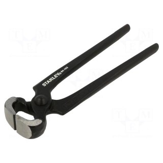 Pliers | end,cutting | 180mm | with side face | tag