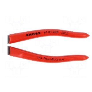 Pliers | end,cutting | 200mm | with side face