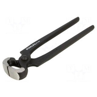 Pliers | end,cutting | 225mm | with side face | tag
