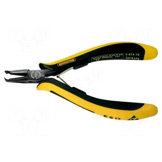 Pliers | end,cutting,precision | ESD | 130mm | without chamfer